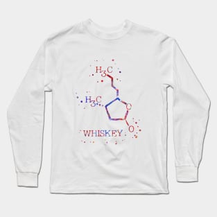 Whiskey molecule, Long Sleeve T-Shirt